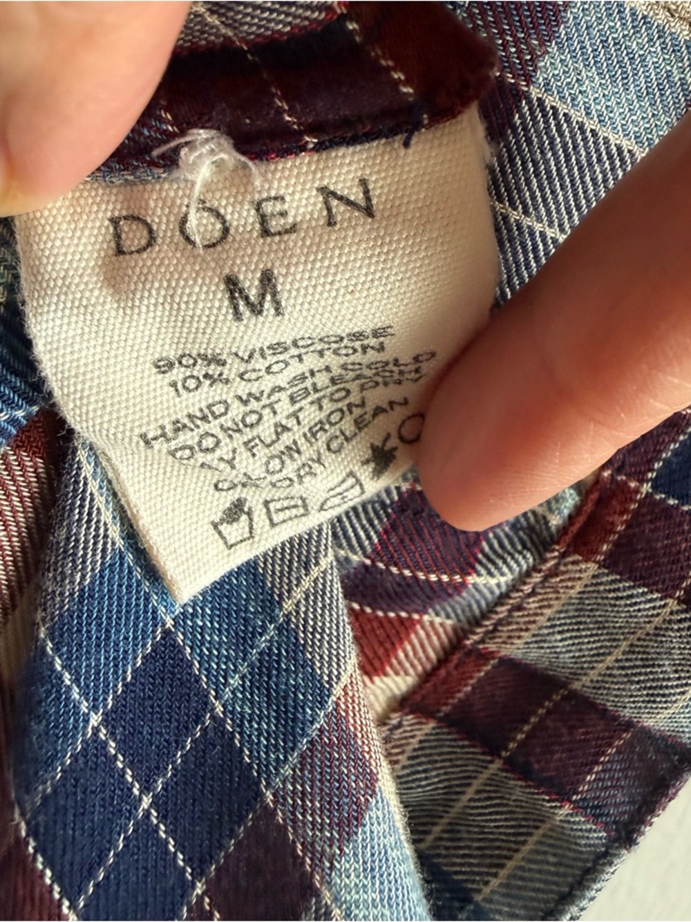 Doen Harlow plaid Top - Picture 6 of 6
